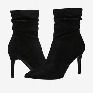 Marc Fisher Boots in Black Suede